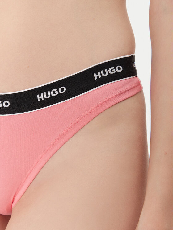 HUGO HUGO Komplekti kuulub 3 paari stringe Triplet Thong Stripe 50545680 Värviline