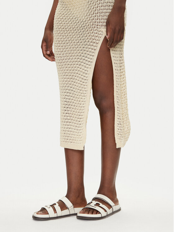 Guess Guess Midi krilo E5GD09 Z3N30 Écru Regular Fit