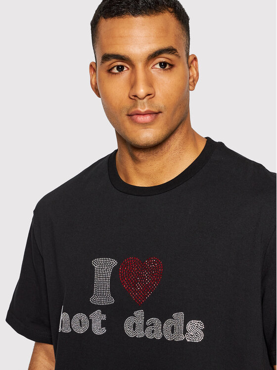 2005 2005 Tricou Unisex Hot Dads Negru Regular Fit