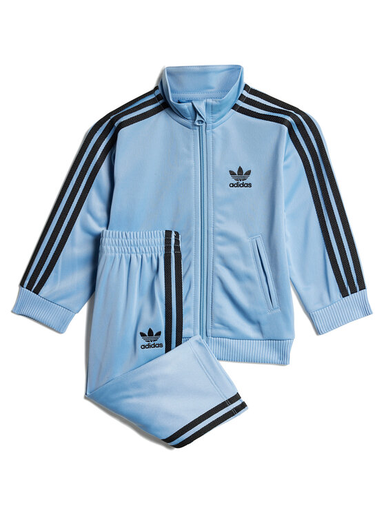 adidas adidas Trenirka adicolor Firebird JY0024 Svetlo modra Regular Fit