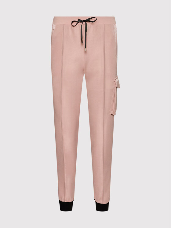 Liu Jo Sport Liu Jo Sport Pantaloni din material TF1058 J6241 Roz Regular Fit
