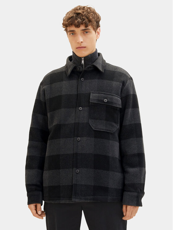 Tom Tailor Denim Tom Tailor Denim Преходно яке 1038860 Черен Regular Fit