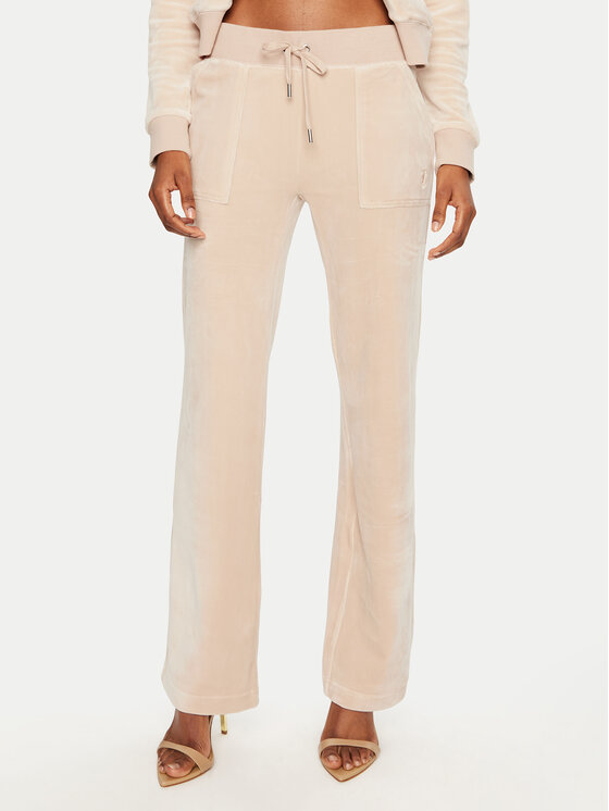 Juicy Couture Juicy Couture Teplákové kalhoty Del Ray JCAP180 Růžová Regular Fit