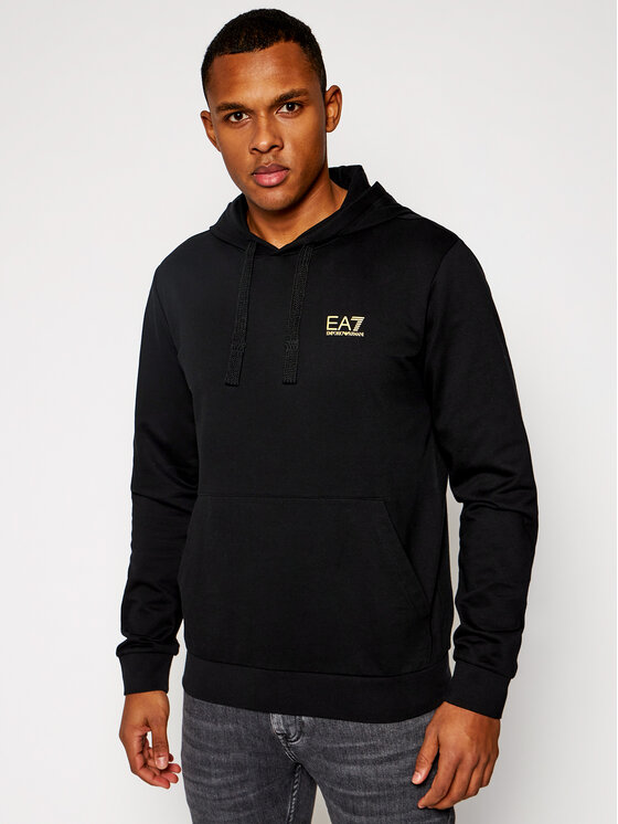 EA7 Emporio Armani EA7 Emporio Armani Mikina 8NPM04 PJ05Z 0208 Čierna Regular Fit