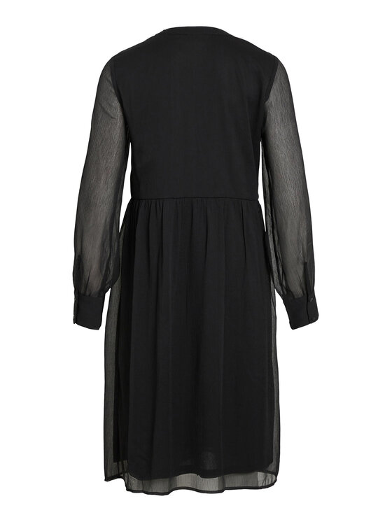 Vila Vila Igapäevane kleit Falia 14084475 Must Regular Fit
