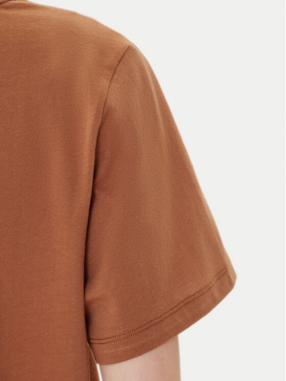 TWINSET TWINSET Tričko 252TP2057 Hnedá Loose Fit