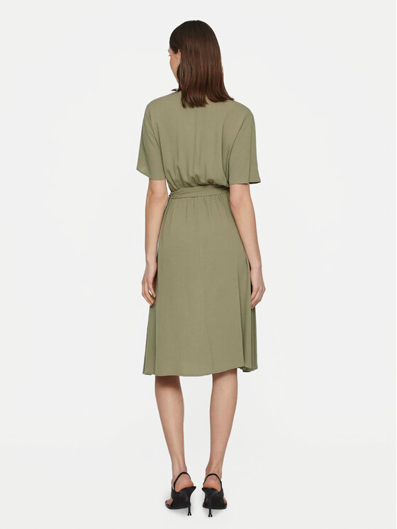 Vila Vila Rochie tip cămașă Moashly 14089260 Verde Regular Fit
