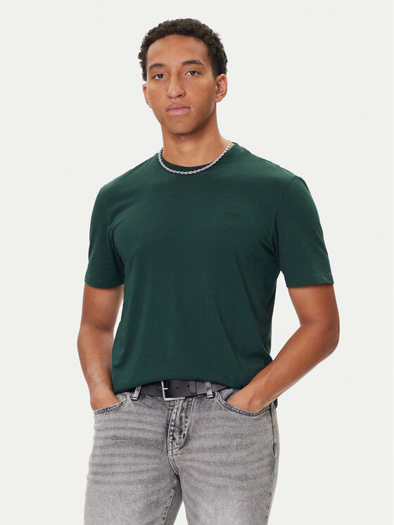 HUGO HUGO Póló Dero222 50466158 Zöld Regular Fit