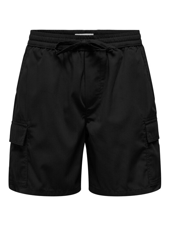 Only & Sons Only & Sons Szorty sportowe Kal 22034462 Czarny Slim Fit