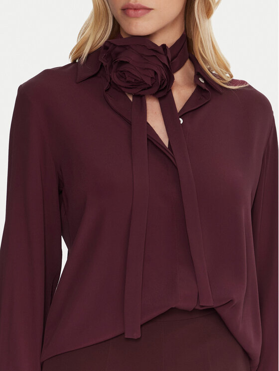 Marella Marella Srajca Cabiria 2523116071 Bordo rdeča Regular Fit