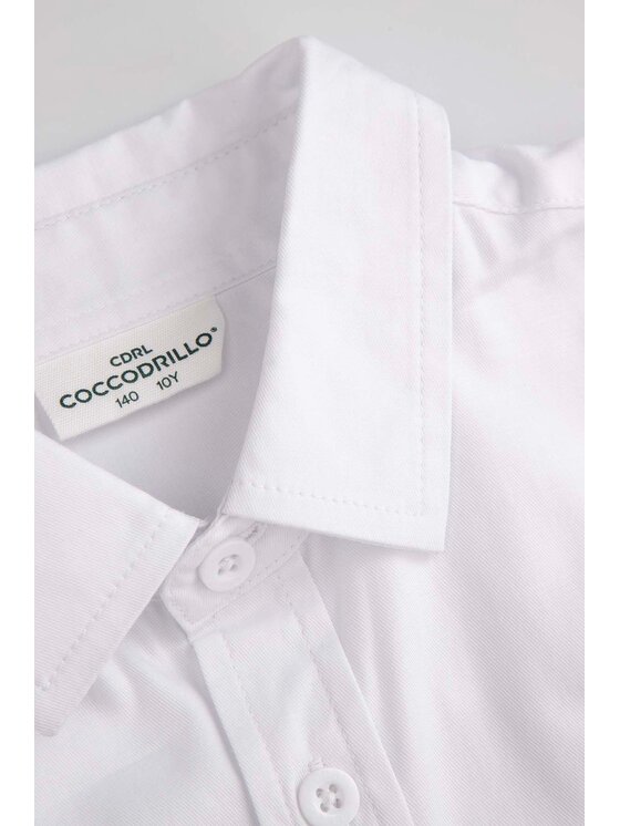 Coccodrillo Coccodrillo Koszula XCX136201EJB-001 Biały Regular Fit