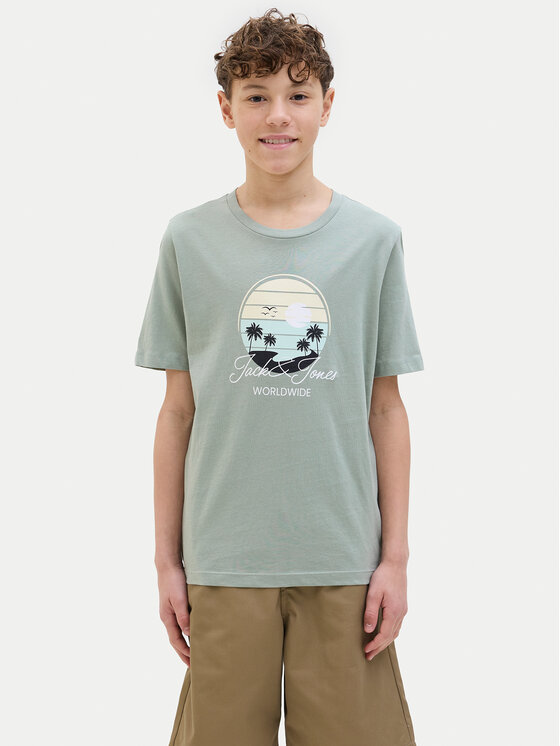 Jack & Jones Junior Jack & Jones Junior Komplet t-shirtów Palm 12278400 Kolorowy Regular Fit