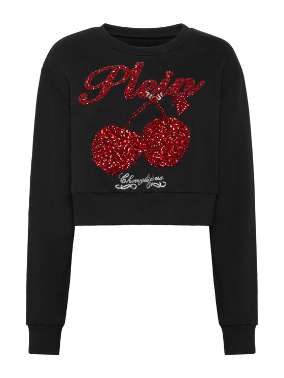 PHILIPP PLEIN PHILIPP PLEIN Bluza 27659 Czarny Regular Fit