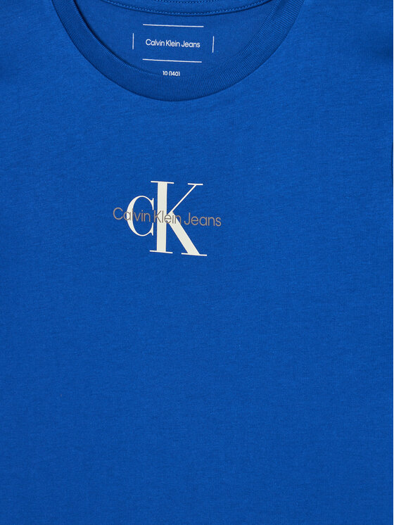 Calvin Klein Jeans Calvin Klein Jeans Póló IG0IG01470 Kék Slim Fit