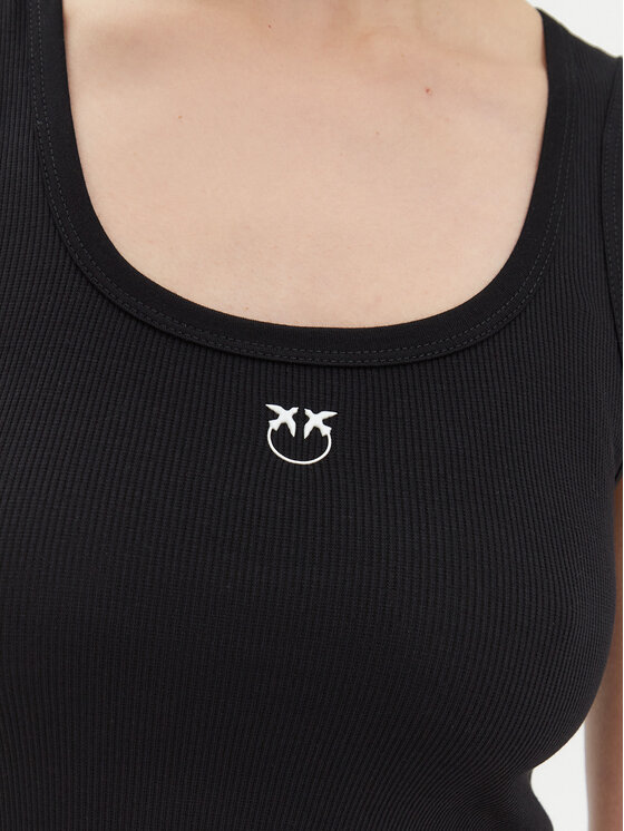 PINKO PINKO Top 100807 A2C1 Negru Regular Fit