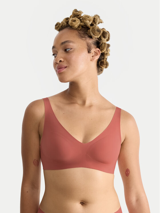 Sloggi Sloggi Бюстгралтер без кісточок Zero Feel 10217729 Оранжевий