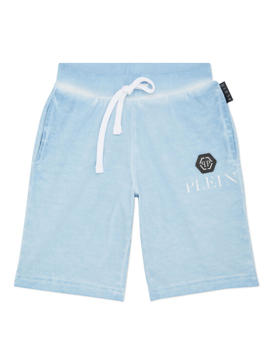 PHILIPP PLEIN PHILIPP PLEIN Pantaloncini 28269 Celeste Jogger Fit