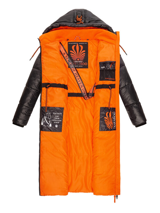 Navahoo Navahoo Kurtka zimowa Schmuseengel Czarny Regular Fit
