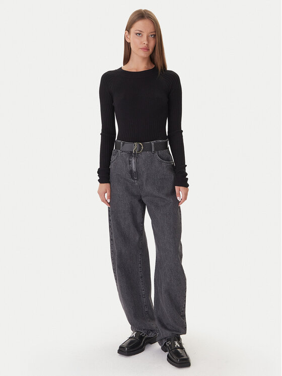 Patrizia Pepe Patrizia Pepe Пуловер 2K0337/K7S0-K103 Черен Slim Fit