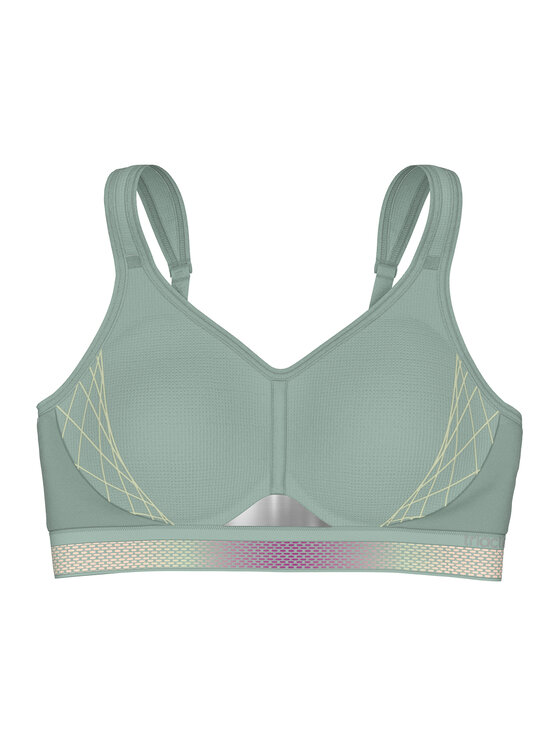Triumph Triumph Špotni nedrček Triaction Cardio Flow 10205923 Zelena