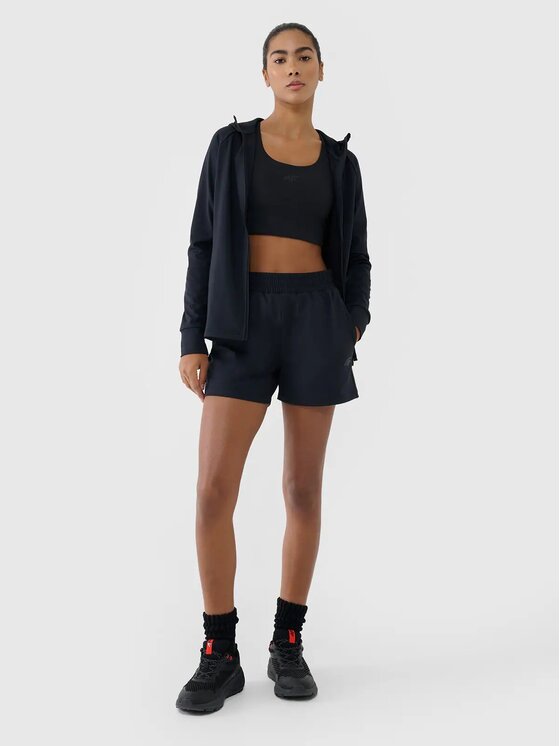 4F 4F Športové kraťasy 4FWMM00TFSHF1309-20S Čierna Regular Fit