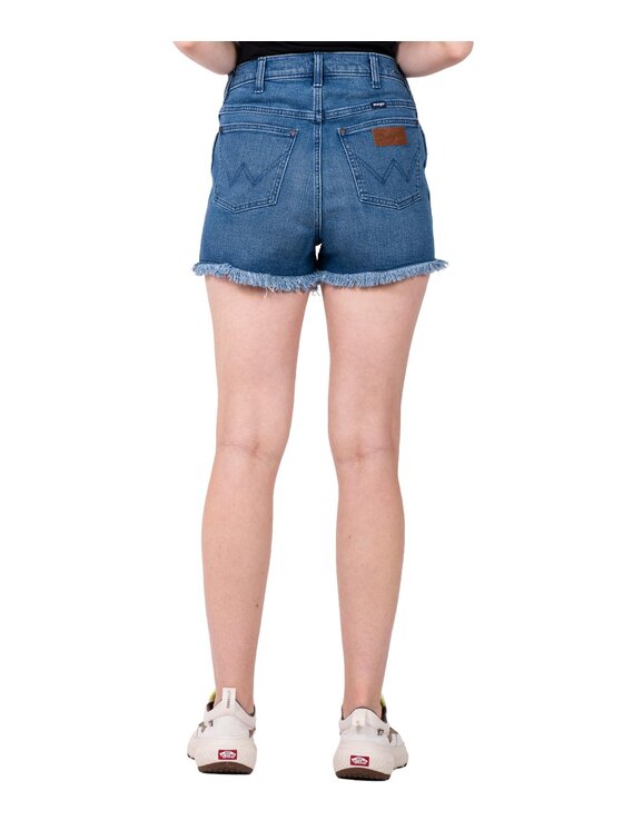 Wrangler Wrangler Szorty jeansowe 112328904 Niebieski Regular Fit