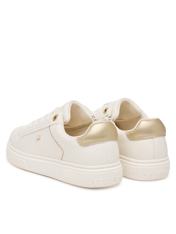 Tommy Hilfiger Tommy Hilfiger Snīkeri Low Cut Lace-Up T3A9-34248-1355 D Balts