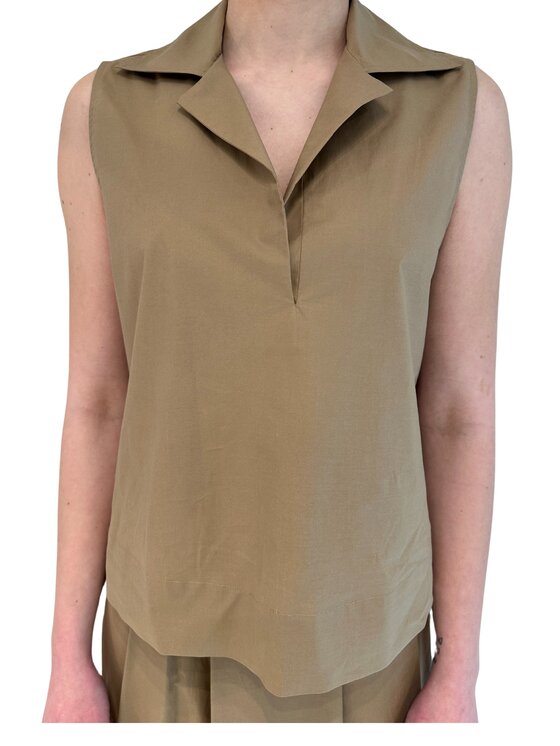 SEVENTY SEVENTY Canottiera to0194-220654-013 Marrone Regular Fit