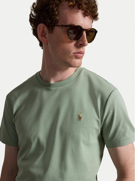 Polo Ralph Lauren Polo Ralph Lauren Majica 710740727505 Svetlo zelena Regular Fit