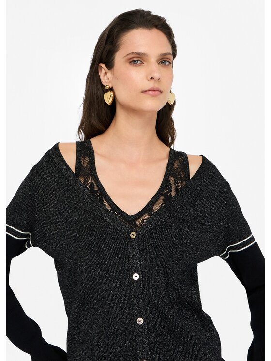 Liu Jo Liu Jo Cardigan TF5027MS49IA4348 Nero Regular Fit