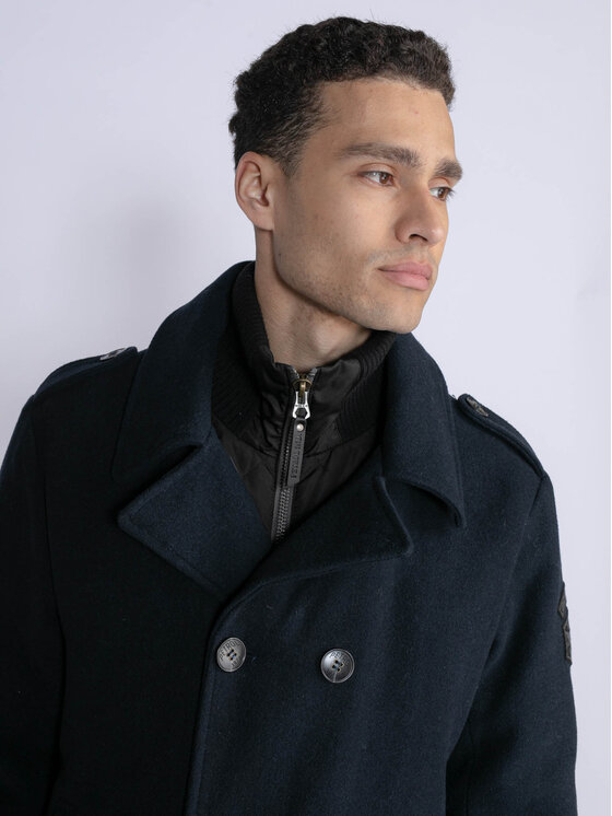 Petrol Industries Petrol Industries Vilnonis paltas M-3030-JAC102 Tamsiai mėlyna Regular Fit