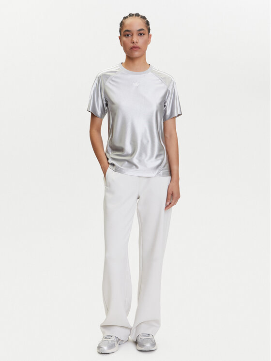 adidas adidas T-Shirt adicolor Teamgeist JD0254 Grau Regular Fit
