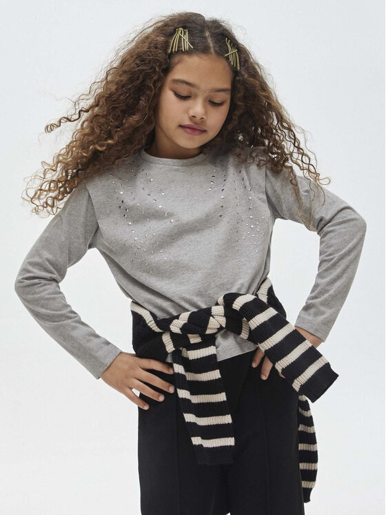 Mayoral Mayoral Bluza 7.055 Siva Regular Fit