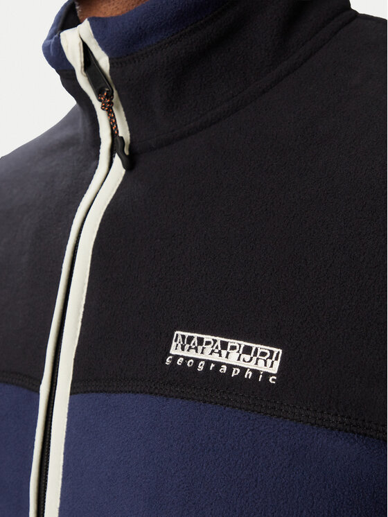 Napapijri Napapijri Fleecejacke T-Dergana NP0A88V1 Dunkelblau Regular Fit