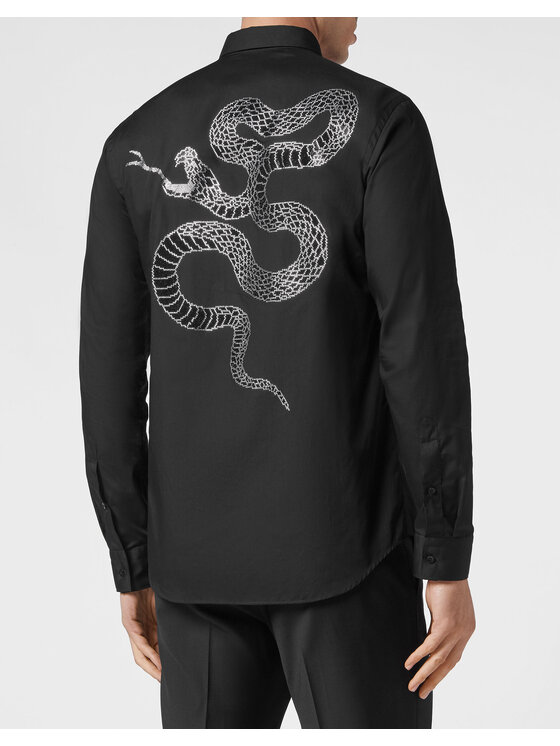 PHILIPP PLEIN PHILIPP PLEIN Camicia 1837 Nero Fitted Fit