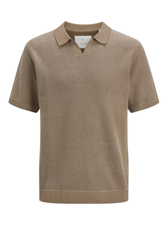 Jack & Jones Jack & Jones Polo Ceaston 12273012 Beżowy Regular Fit