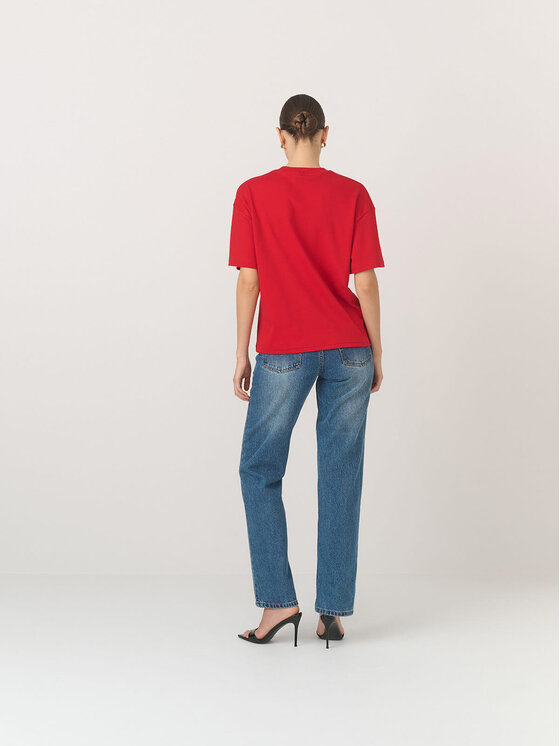 La Mania La Mania T-shirt PRET A PORTER Rosso Classic Fit