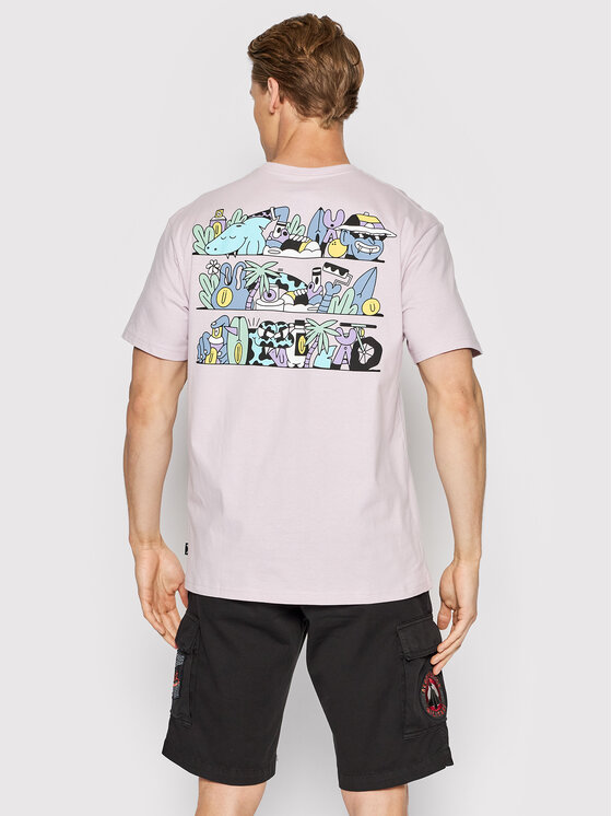 T-shirt Jungle Gang D1SS03 BIS2 Viola Regular Fit