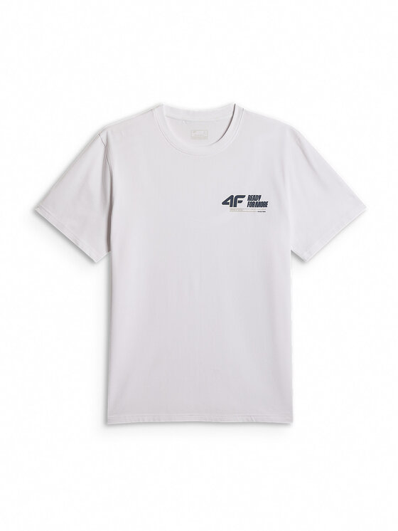 4F 4F T-Shirt COMMERCIAL 12 Biały Regular Fit