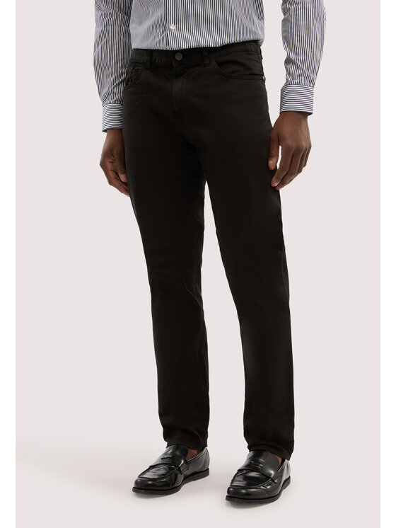 Trussardi Trussardi Pantaloni di tessuto P704H504861N033 Nero Slim Fit