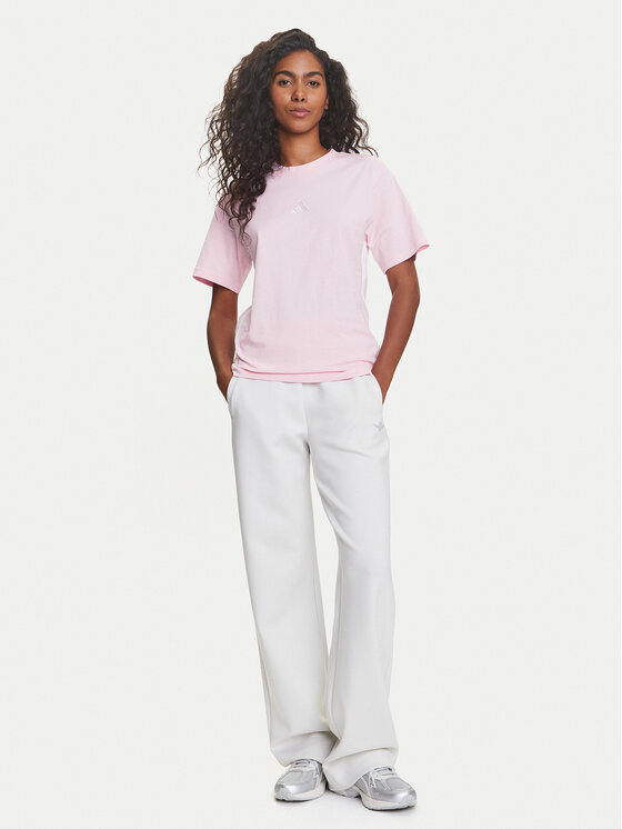 adidas adidas Marškinėliai Essentials 3-Stripes JE1226 Rožinė Regular Fit