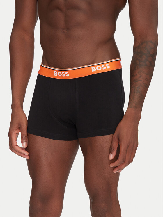 BOSS BOSS Bokserių komplektas Trunk 3P Power 50531684 Juoda