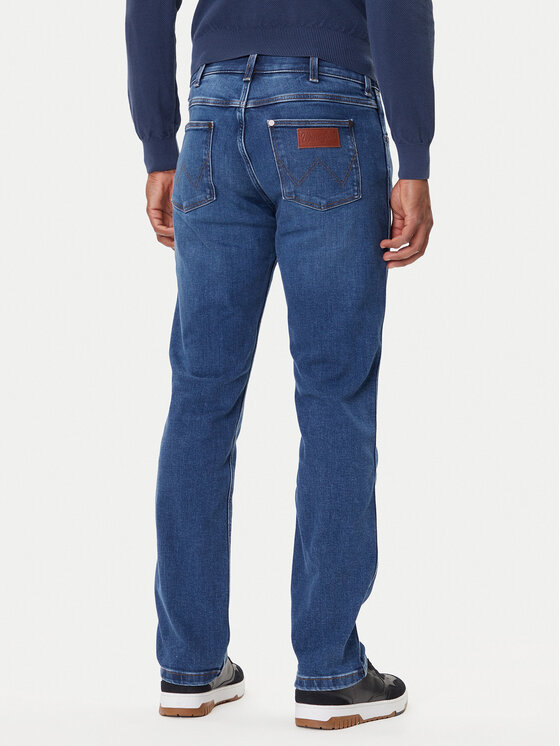 Wrangler Wrangler Дънки Greensboro 112364419 Син Straight Leg