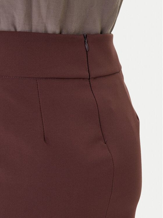 Rinascimento Rinascimento Suknja olovka CFC0126212003 Smeđa Slim Fit