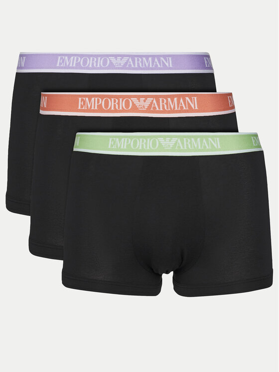 Férfi 3 darab boxer Emporio Armani Underwear, Méret: M, Fekete, EM000259 AF10779 MC061