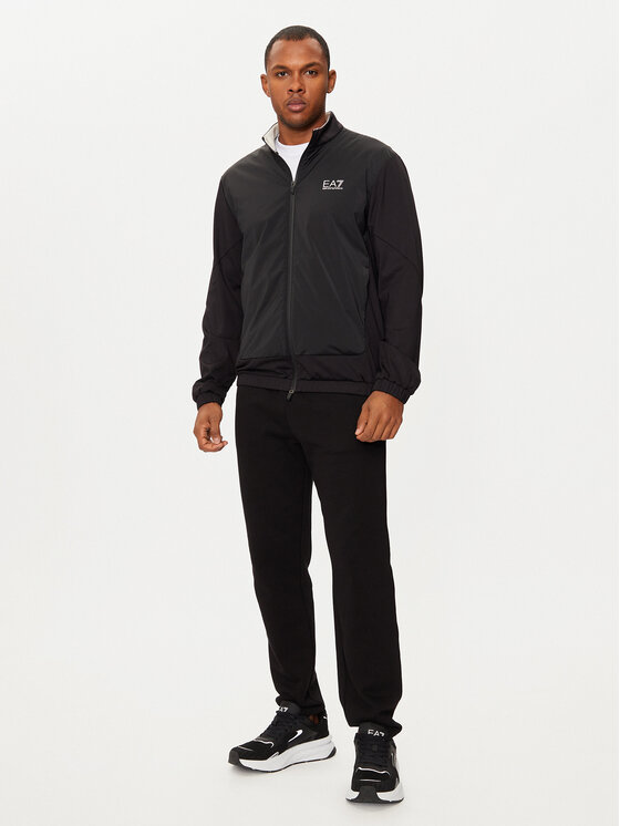 EA7 Emporio Armani EA7 Emporio Armani Bunda pro přechodné období 6DPM85 PJUFZ Černá Regular Fit