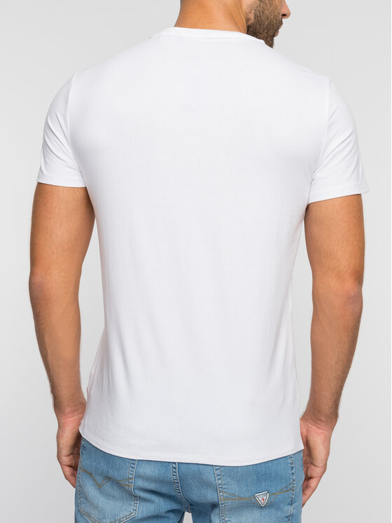 Guess Guess T-Shirt M93I21 J1300 Weiß Slim Fit