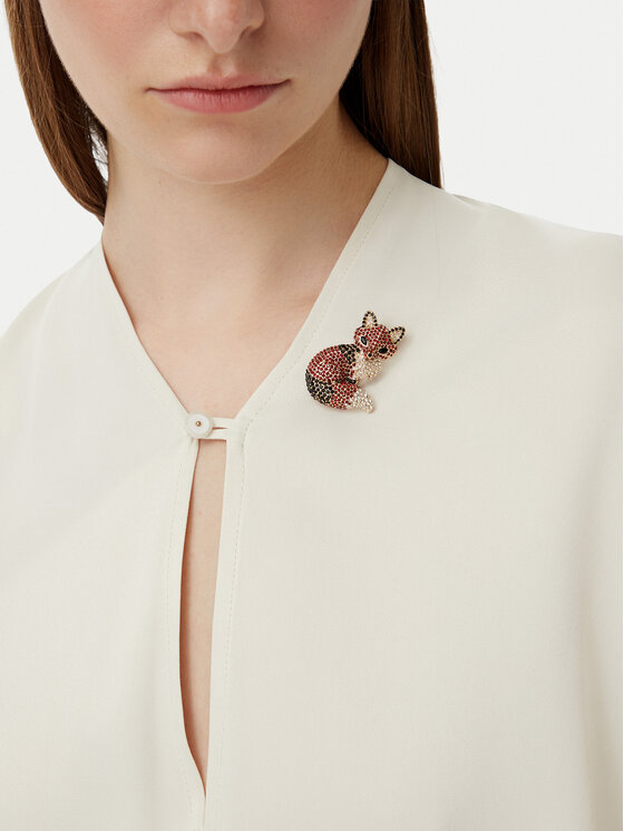 Weekend Max Mara Weekend Max Mara Broszka Perle 2625756054650 Brązowy