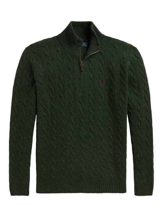 Polo Ralph Lauren Polo Ralph Lauren Пуловер 710876766502 Тъмнозелен Regular Fit