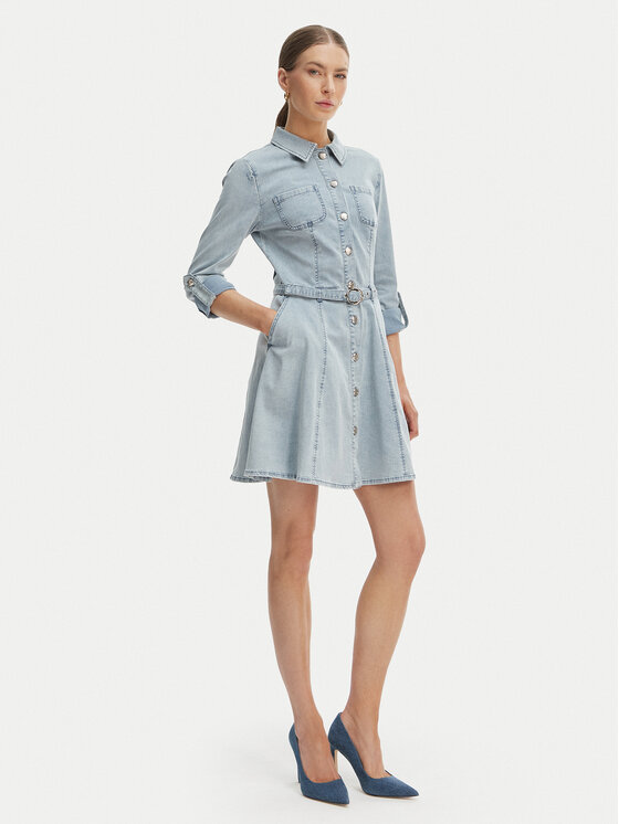 Morgan Morgan Jeans haljina 261-RODEX Svijetloplava Slim Fit